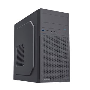 Caja microatx coolbox m680 gpu max 295mm 1x5.25 2x3.5 3x2.5 f.a basic 500w color negro