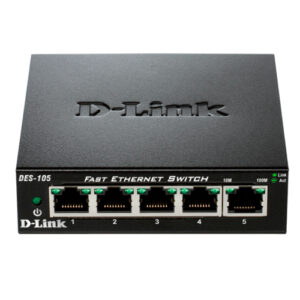 Switch no gestionable d-link des-105 5p ethernet carcasa metal sobremesa no rack