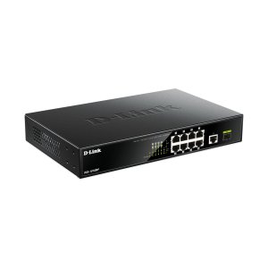 Switch no gestionable d-link dgs-1010mp 8p giga poe (125w) + 1p giga +1p sfp