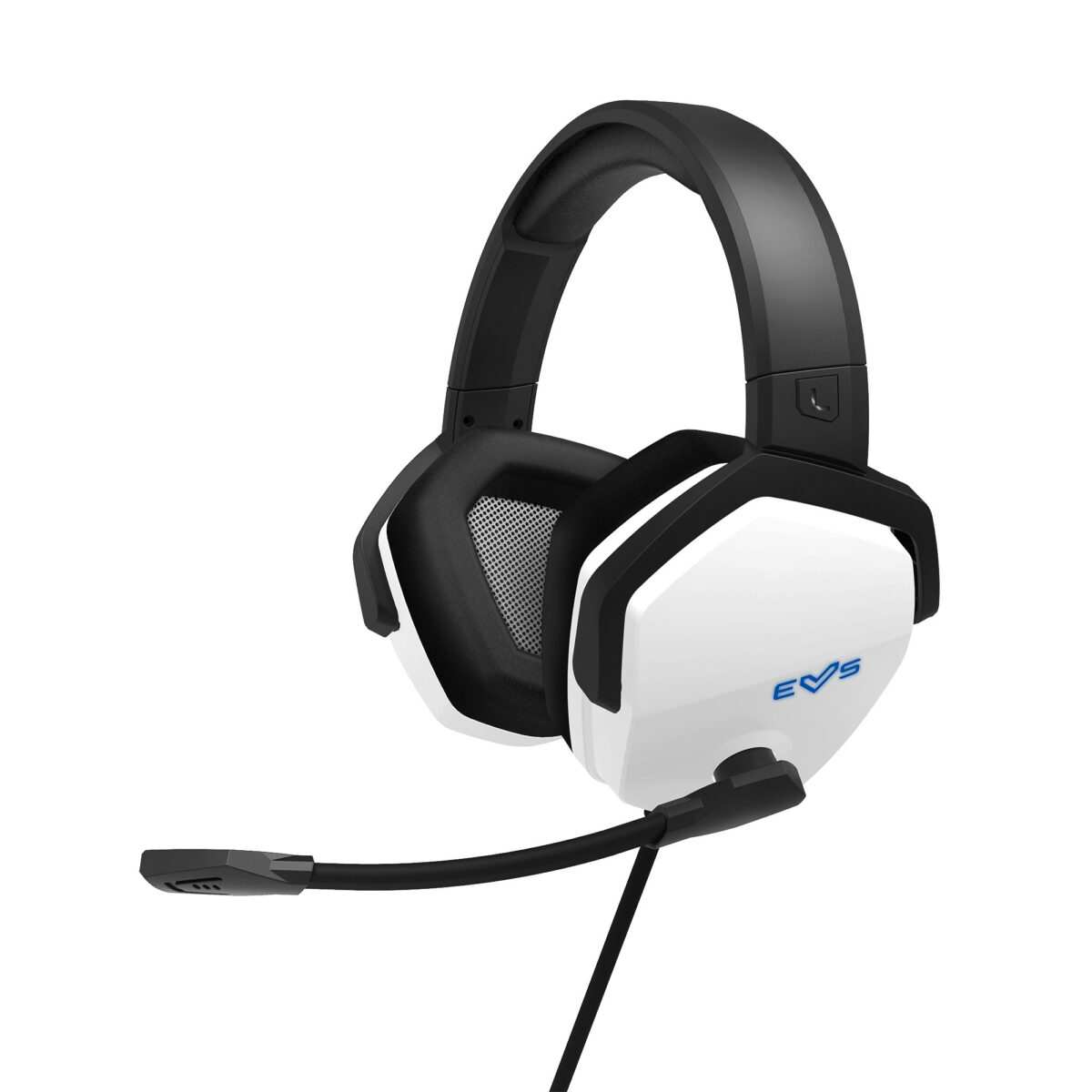 Headset gaming energy sistem esg 4 white sorround 7.1 blue depp bass microfono boom mic