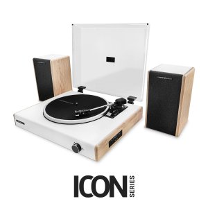 Tocadiscos bluetooth energy sistem whitespin 10w tracción correa 33/45/78 rpm auto-stop usb/rca blan