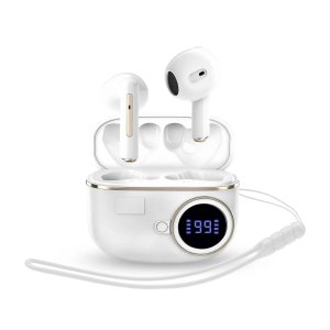 Auricular intrauditivo bluetooth energy sistem chargeview tws lcd bateria 20h blanco