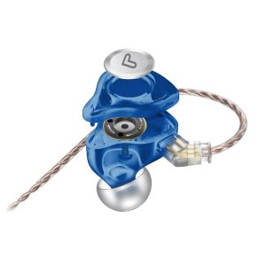 Auricular intrauditivo usb-c energy sistem monitor earphones microfono azul transparente