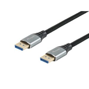 Cable displayport a displayport premium 2,1 equip 119282 2m 16k 60hz 54gps aluminio