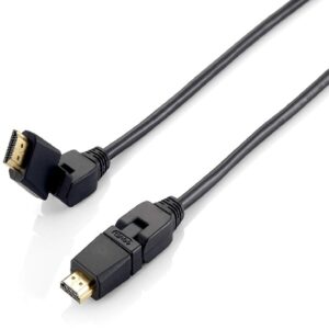 Cable hdmi equip hdmi 2.0 high speed con ethernet 3m conectores pivotantes 180? 119363