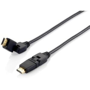 Cable hdmi equip hdmi 1.4 high speed con ethernet 5m conector pivotante 180? 119365