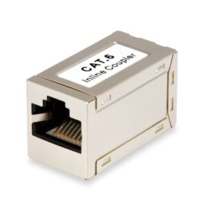 Adaptador rj45 cat.6 apantallado hembra - hembra 121179