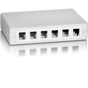 Caja de superficie equip keystone para 12 rosetas 125460