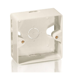 Caja de superficie equip para montaje de rosetas 125725 / 125762 / 125761 / 125772 color blanco 1255
