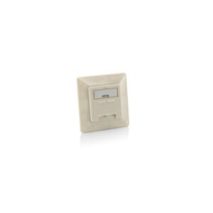 Kit 5 unidades roseta cat6a empotrar blanco perla ref. 125775