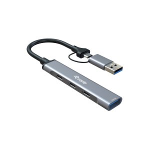Hub usb-c equip 128969 a 1xusb-a  3xusb-c adaptador usb-c a usb-a incluido