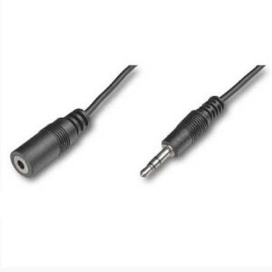 Cable audio mini jack 3.5mm macho-hembra 2.5metros equip