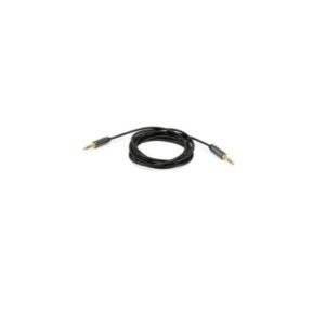 Cable audio mini jack 3.5mm macho a mini jack 3.5mm macho carcasa metalica alta calidad 2.5m
