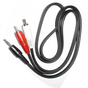 Cable audio mini jack 3.5mm macho a 2 rca macho 2.5m