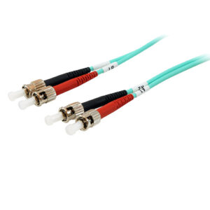Cable fibra optica multimodo st/st om3 50/125 lsoh 3m color azul