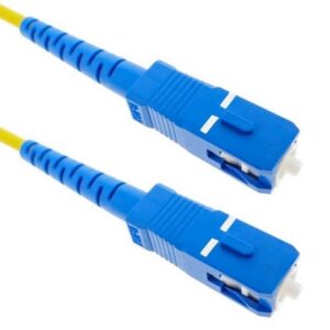 Cable fibra optica router monomodo libre de halogeno sc/upc a sc/upc 2m