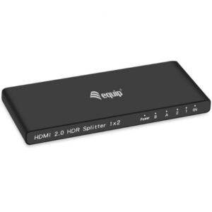 Splitter hdmi 2.0 ultraslim 2 puertos equip