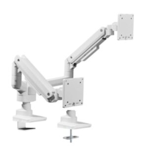 Soporte de mesa equip 650183 para 2 pantalla de 17"-35" blanco max. 20kg por pantalla max.vesa 100x1