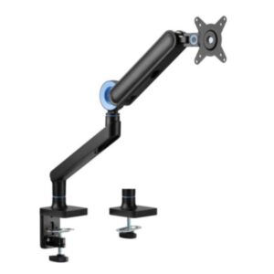 Soporte de mesa equip 650184 para 1 pantalla de 17"-35" negro de aluminio max. 10.5kg por pantalla m