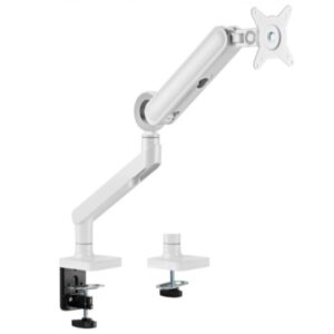 Soporte de mesa equip 650185 para 1 pantalla de 17"-35" blanco de aluminio max. 10.5kg por pantalla
