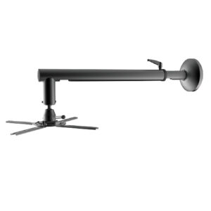 Soporte de proyector equip de pared 670-900mm rotacion 360? inclinacion 20? hasta 30kg color negro