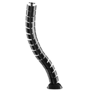 Organizador de cables equip 650861 de doble canal color negro
