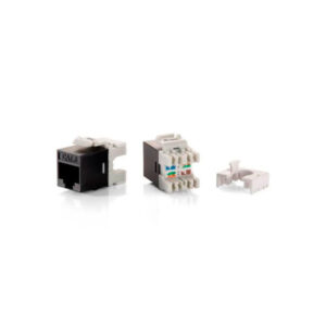 Kit 8 uds conector hembra rj45 ftp cat6 panel keystone