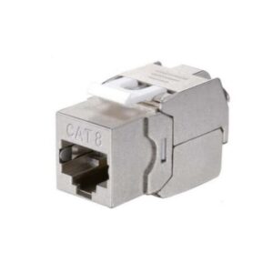Kit 8 uds conector hembra rj45 ftp cat8.1 panel keystone