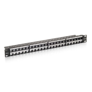 Patch panel vacio utp cat.6 48 puertos keystone slim 1u