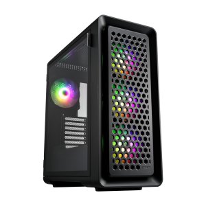 Caja e-atx fsp cut593p cristal templado cables mallados intercambiable front 4xargb disipador max