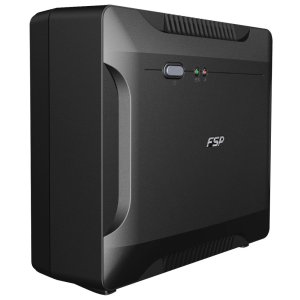 Sai fsp nano 600 600va 360w entrada 1xiec-c14 salida 2xschuko off-line formato torre negro