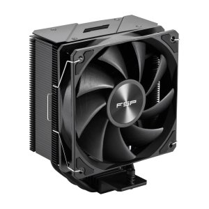Ventilador con disipador de cpu fsp np5 black tdp 200w 4 heatpipes torre pwm hdb negro