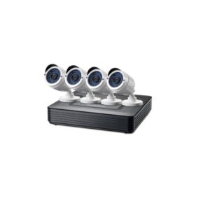 Kit videovigilancia 1080p level one dsk-8001 8 canales 4 camaras int/ext + grabador cables iluminaci