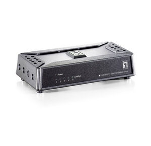 Switch level one no gestion 5 puertos 10/100 mini no rack base magnetica