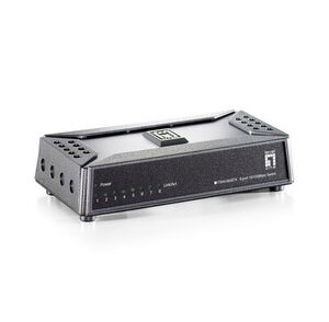 Switch level one no gestion 8 puertos 10/100 mini no rack base magnetica