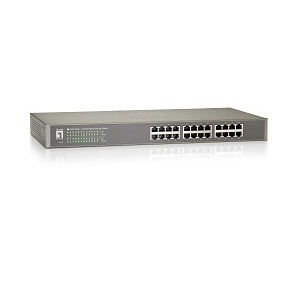 Switch level one no gestion 24 puertos 10/100 rack 19"