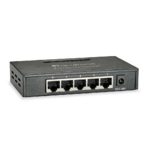 Switch level one gigabit carcasa metalica no gestion 5p 10/100/1000 geu-0523