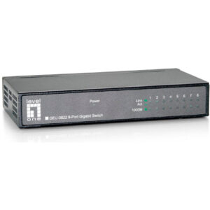 Switch level one no gestion 8p 10/100/1000 geu-0821