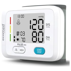 Tensiometro de mu?eca medisana bw-83e pantalla lcd 120 memorias detector arritmia indicador semaforo