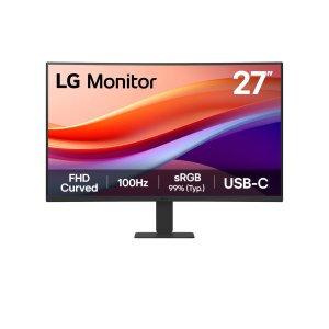 Monitor 27" curvo usb-c hdmi lg 27u421a-b va fhd 100hz 5ms 1500r negro