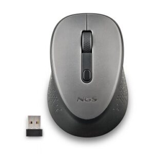 Mouse ngs dew gray optico inalambrico de 2,4ghz con nano receptor