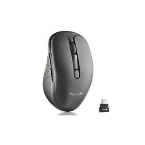 Mouse ngs evo mix laser inalambrico multimodo recargable y silencioso usb-c
