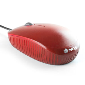 Mouse ngs flame red optico con cable