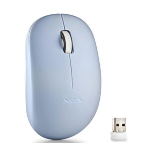 Mouse ngs wireless fog pro azul 1000dpi 2 botones nano receptor 2.4ghz