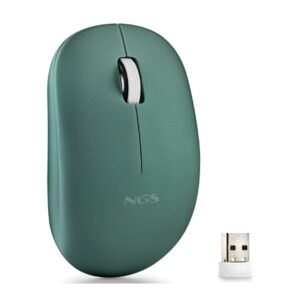 Mouse ngs wireless fog pro verde 1000dpi 2 botones nano receptor 2.4ghz