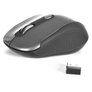 Mouse ngs wireless haze 800/1600dpi 2.4ghz nano receptor usb color gris/negro