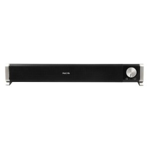 Barra de sonido bluetooth ngs sb500-bt 20w alimentado por usb jack 3.5 control de volumen negro