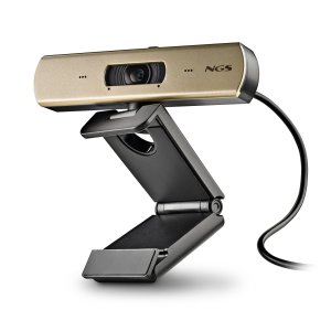 Webcam ngs xpresscam 4000 4k uhd 30fps usb2.0 1.5m 12mp sony cmos fov 85? tapa priv. oro