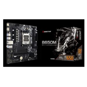 Pb biostar b650mt m-atx skt am5 displayport hdmi 2xddr5 5200mhz glan usb3.2 usb type-c m.2x4