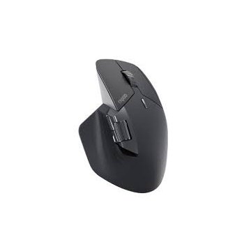 Mouse rapoo wireless y bluetooth mt760lw 2.4g ghz bt 4.0 10 botones 4000 ppp carga inalambrica